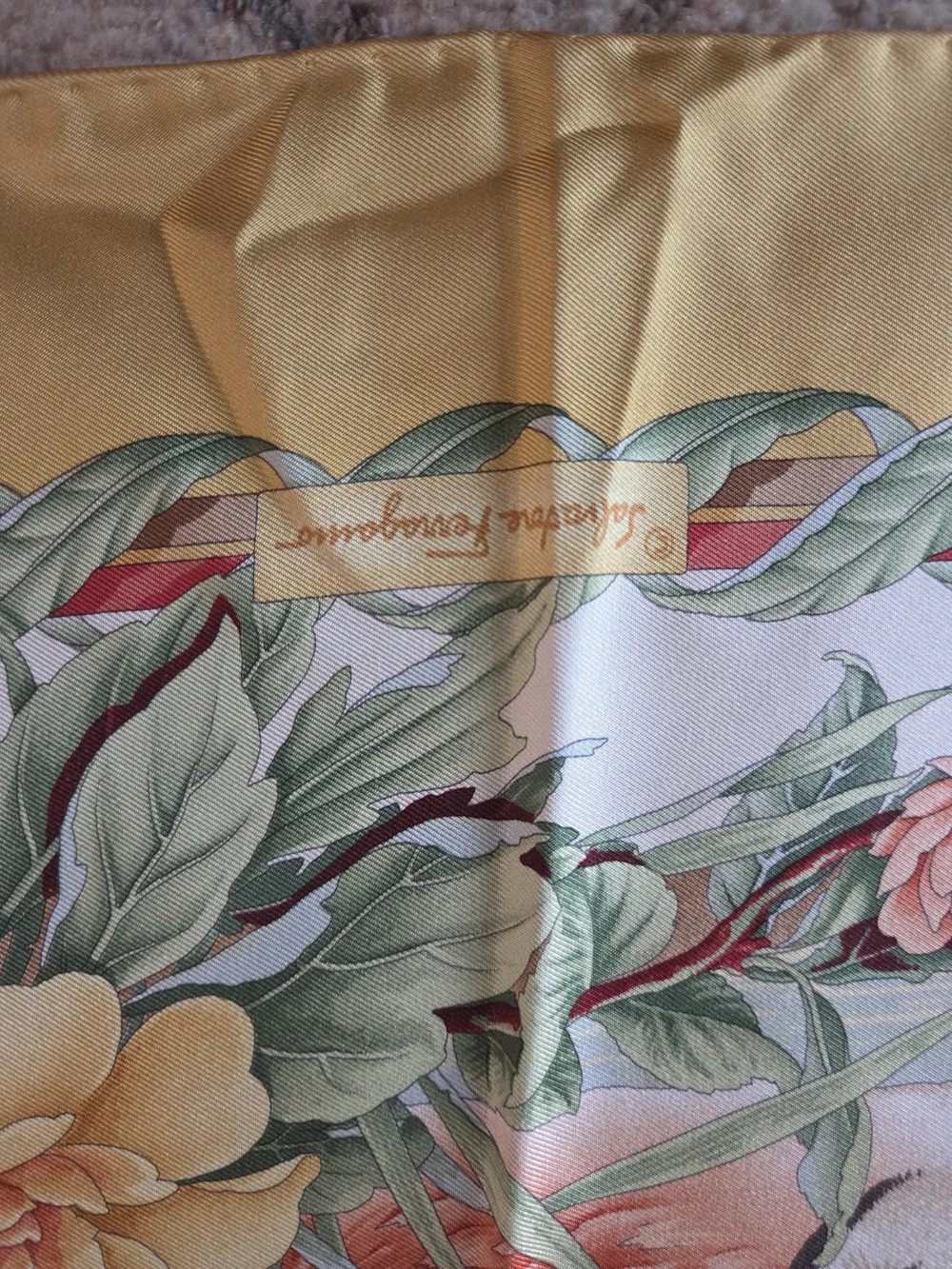 Salvatore Ferragamo luxurious silk